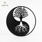 Yin Yang Hayat Ağacı Duvar Tablosu