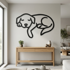 Uyuyan Köpek Duvar Tablosu yaşam alanı