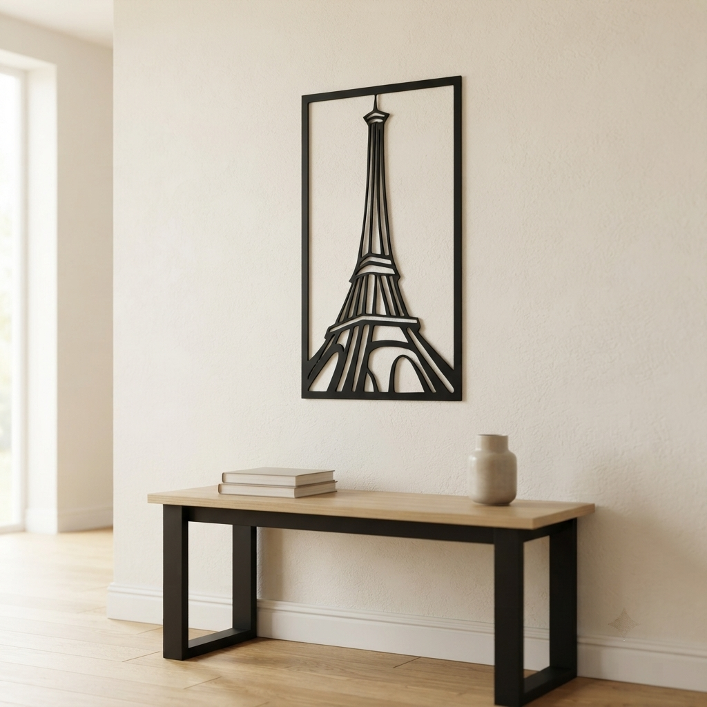Paris Eyfel Kulesi Duvar Tablosu yaşam alanı