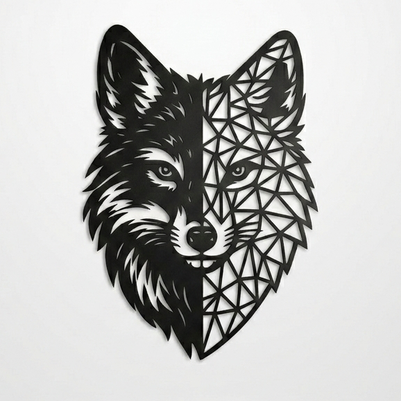 Geometrik Kurt Duvar Tablosu