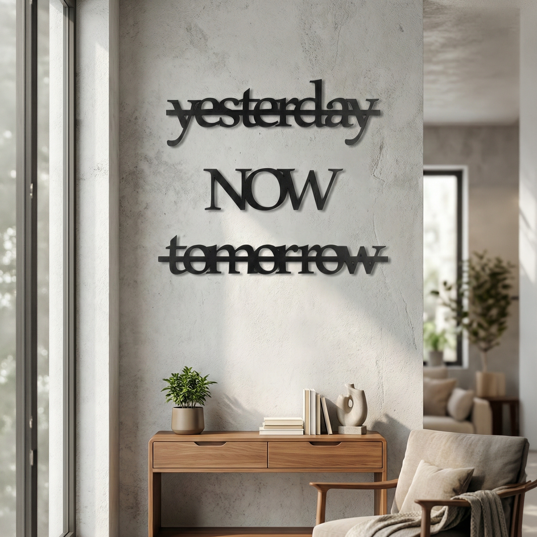 Yesterday - Now - Tomorrow Duvar Yazısı