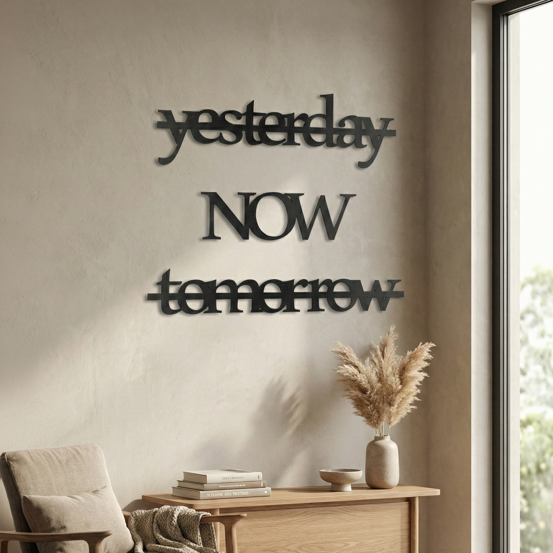 Yesterday - Now - Tomorrow Duvar Yazısı